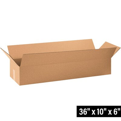 36 x 10 x 6 Shipping Boxes, 32 ECT, 25/Bundle (36106)