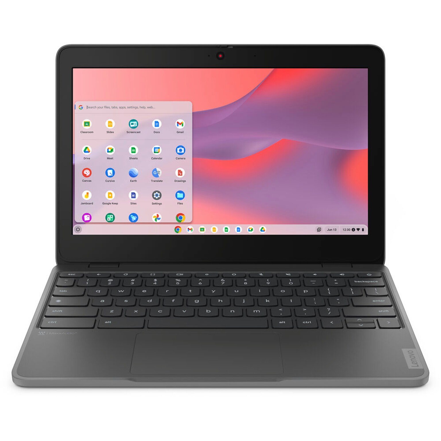 Lenovo 100e Chromebook Gen 4 11.6 LCD Chromebook, Intel N100, 4GB RAM, eMMC 32GB, ChromeOS, Graphite Gray (83G80002US)