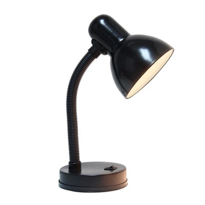 Simple Designs LED Desk Lamp, 13.85", Black (LD1003-BLK)