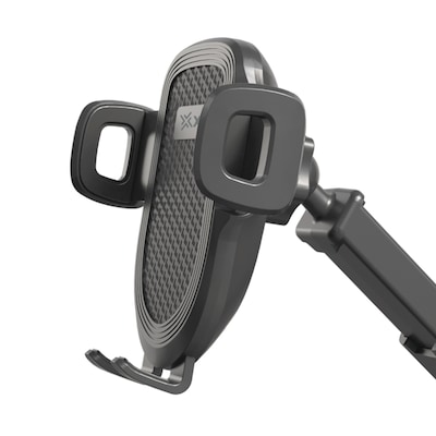 TUFF8 GlideGuard MagSafe Phone Case for iPhone 18 Pro with XYST Extendable Dash Mount, Smoke Black/Black (KITLIBBWR18PR02)