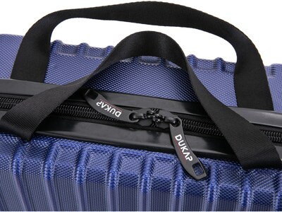 DUKAP Tour 11.5" Plastic Toiletry Bag, Water Resistant, Blue (DKTOU00XS-BLU)