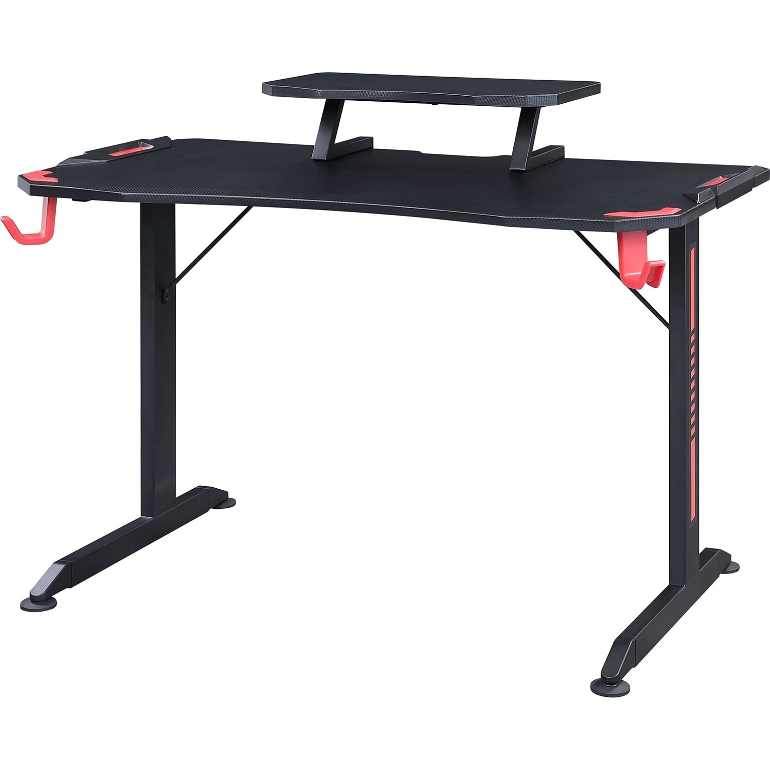 Lorell 48 W Gaming Desk, Black (LLR84393)
