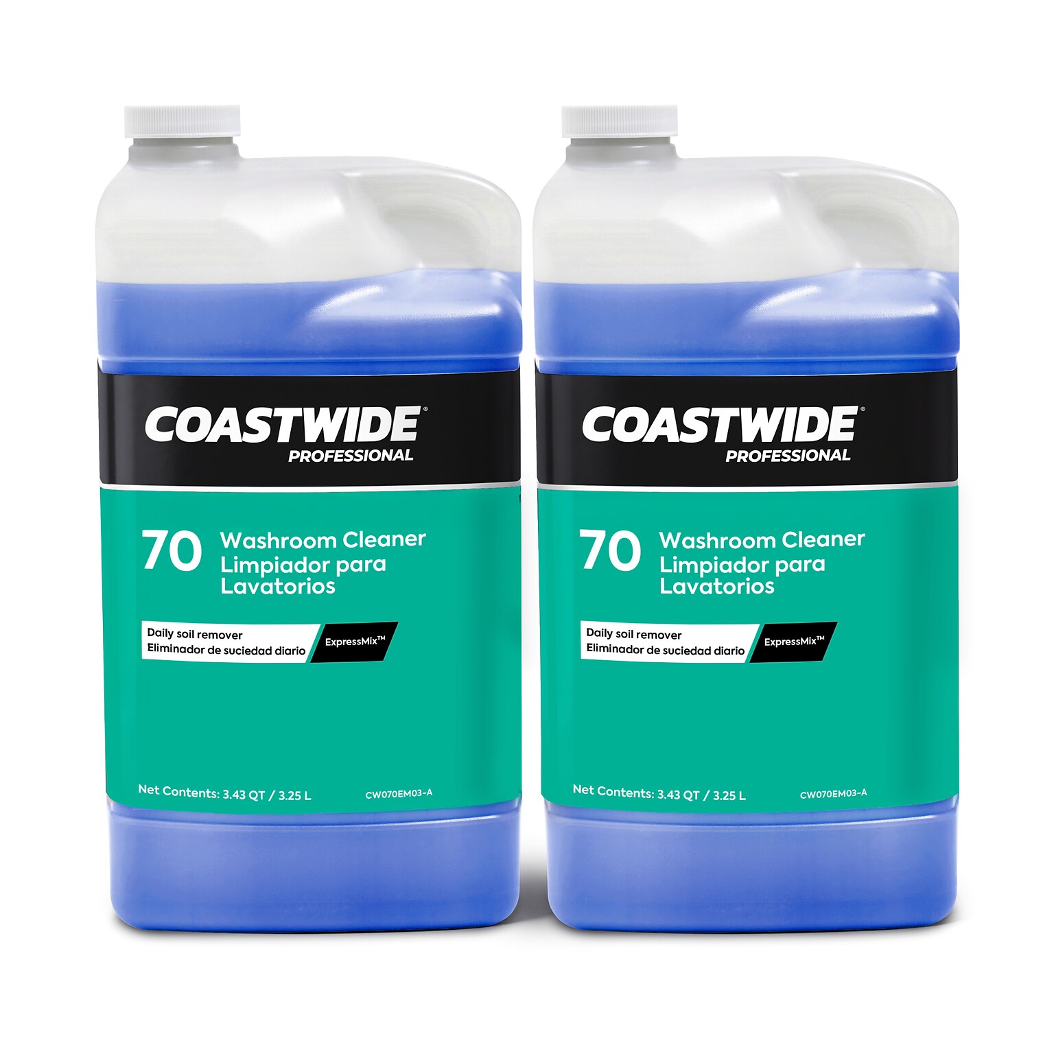 Coastwide Professional Washroom Cleaner 70 Concentrate for ExpressMix, 3.25L, 2/Carton