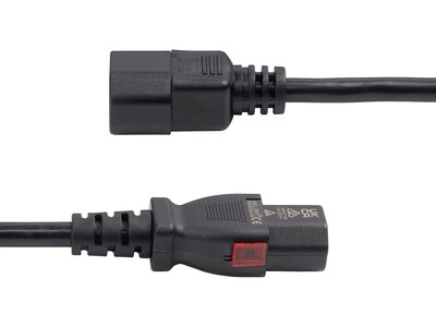StarTech 10' C14 to Locking C13 Power Cable, Male to Female, Black (87L3-8A00-POWER-CORD)