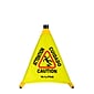 Alpine Industries Wet Floor Cone Sign, 20"H, Yellow, 5/Pack (498-20-5pk)