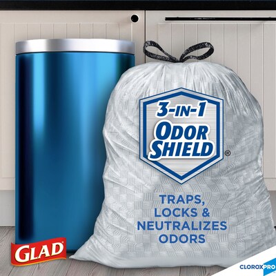 Glad ForceFlex 13-Gal Kitchen Trash Bags w/ Odor Control