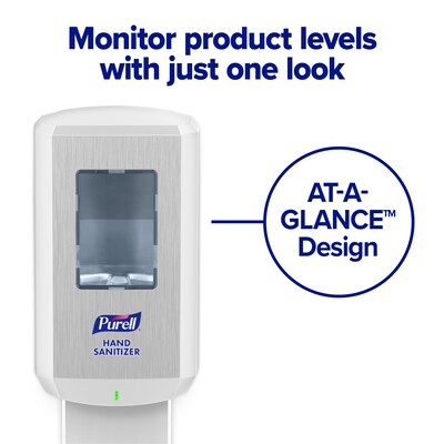 Purell CS Automatic Wall Mounted Hand Sanitizer Dispenser, White (7820-01)
