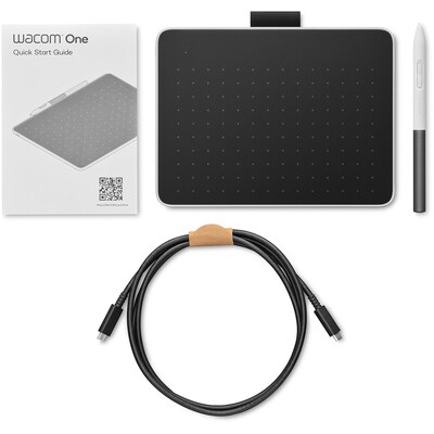 Wacom One S 6.0 x 3.7" Graphics Tablet, White (CTC4110WLW0A)