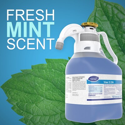 Virex II 256 Disinfectant for Diversey SmartDose, Minty Scent, 47.3oz. (5019317)