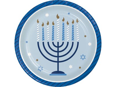 Creative Converting Hanukkah Tableware Kit, Blue/Gold (DTC5574E2E)