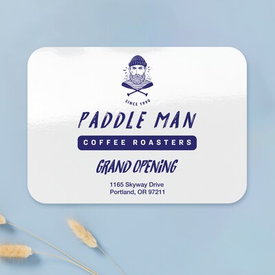 Avery Integrated Cards, 5" x 7", Glossy White, 100/Box (95349)