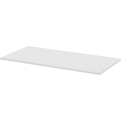 Lorell 30”W x 60”D 1” Thickness Rectangle Table Top, Melamine, White (LLR62557)