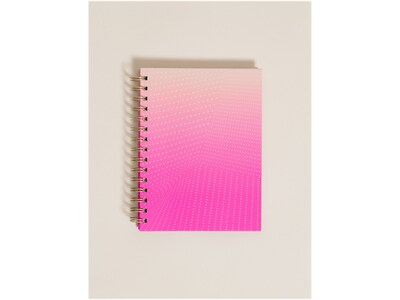 U Brands Ombre Hardcover Journal, 6" x 8.75", Ruled, Pink/Orange (3126U04-24)