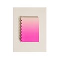 U Brands Ombre Hardcover Journal, 6 x 8.75, Ruled, Pink/Orange (3126U04-24)