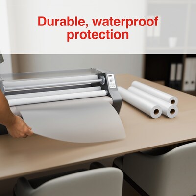 Staples Laminating Film Roll, 1.5 Mil, 25" x 500', 2/Pack (ST63251)