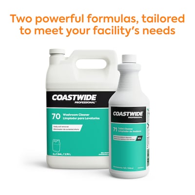 Coastwide Professional Washroom Cleaner 70, 3.78L, 4/Carton (CW700001-A)