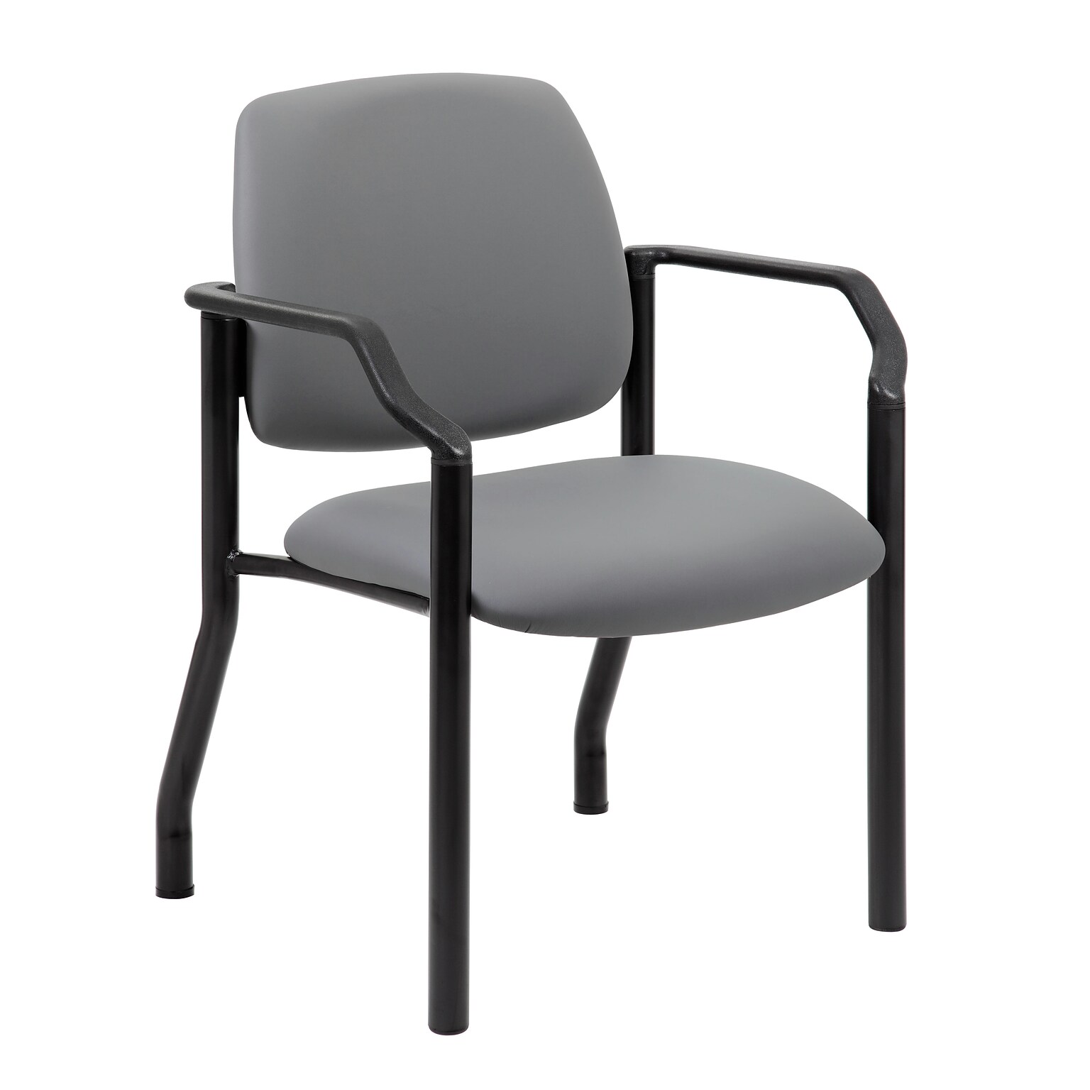 Boss Vinyl Guest Chair, Gray (B9591AM-GY)