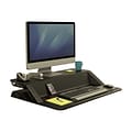 Fellowes Lotus Sit-Workstation 6H Adjustable Metal Stand, Black (0007901)