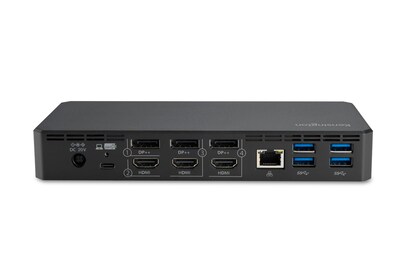 Kensington SD4790P EQ USB-C and USB-A, 10Gbps, Quad 4K Hybrid Dock, 100W PD, DP & HDMI, Windows/macOS/Chrome (K33610NA)