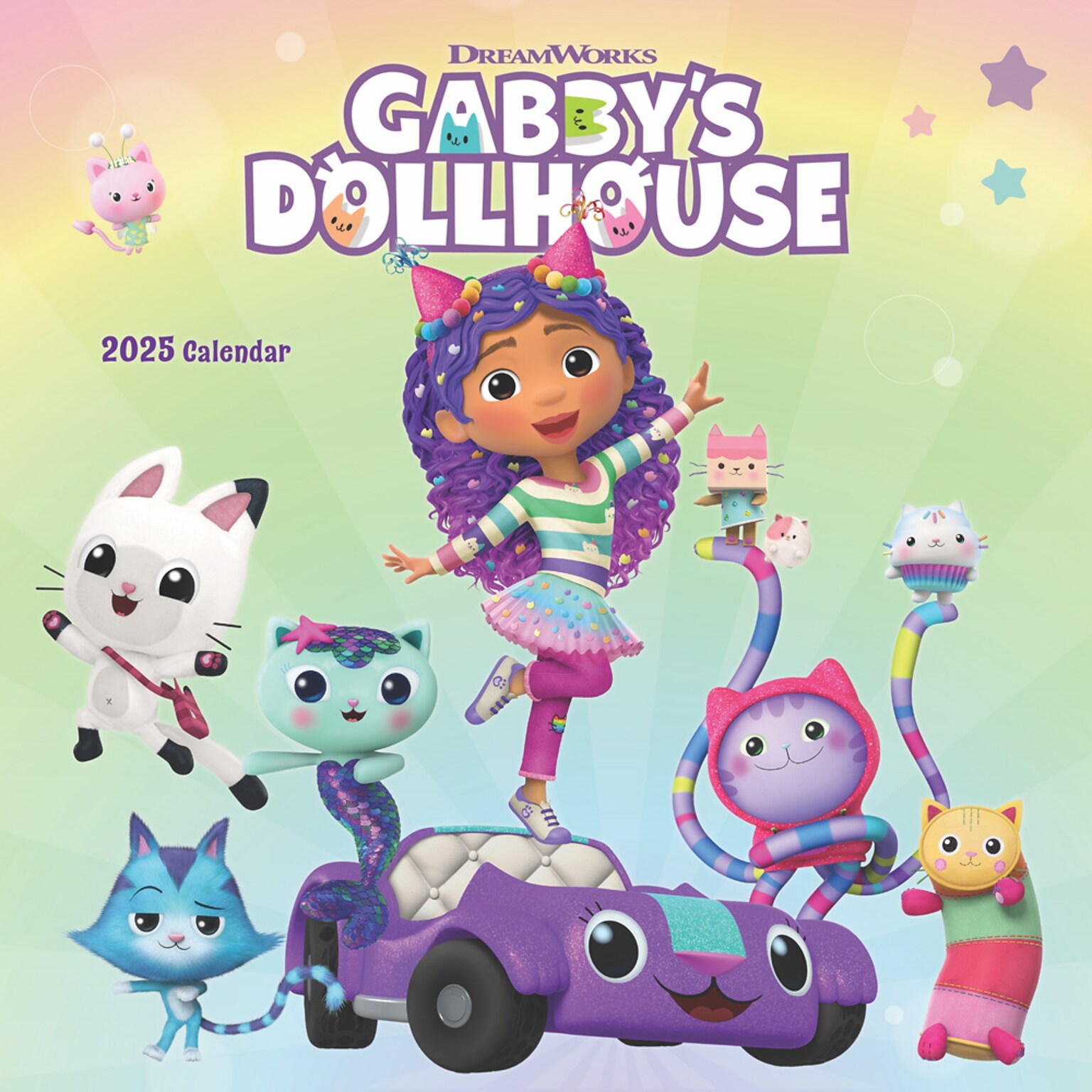 2025 Cal Ink Gabbys Dollhouse12 x 12 Monthly Wall Calendar (9781645916819)
