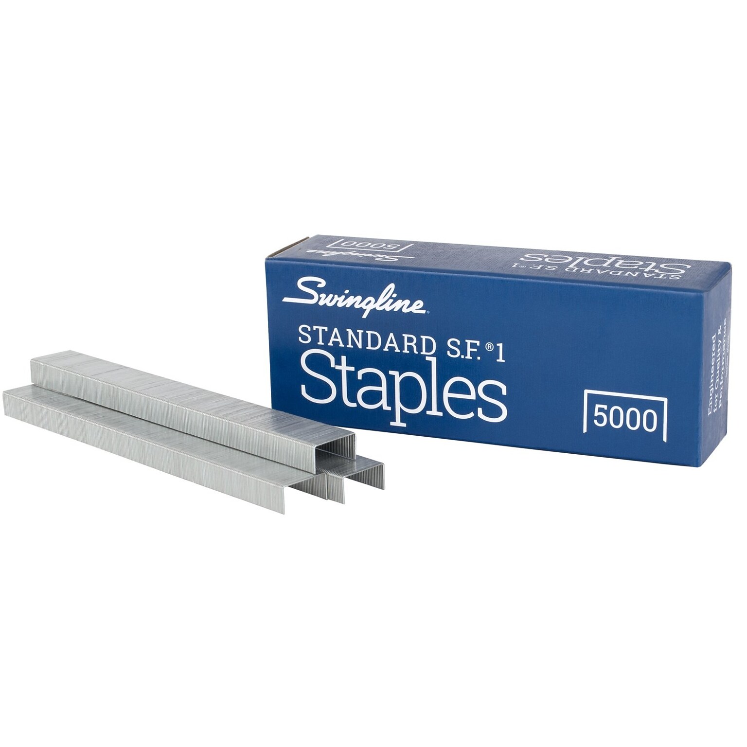 Swingline Standard 1/4 Length Standard Staples, Full Strip, 5000/Box (35108)
