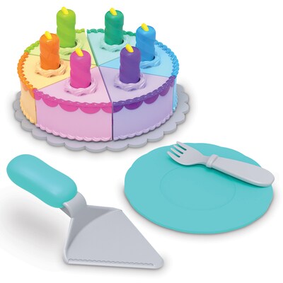 Learning Resources New Sprouts Serve & Share Birthday Cake, Assorted Colors (LER9758)