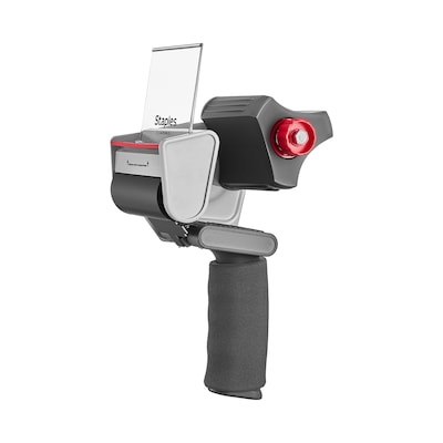 Staples Comfort Grip 3 Packing Tape Dispenser, Gray (ST56467)