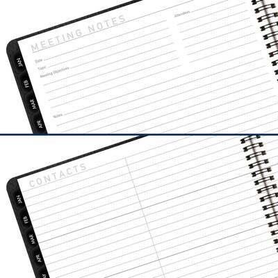 2026 AT-A-GLANCE Contemporary 9" x 11" Monthly Planner, Faux Leather Cover, Charcoal (70-260X-45-26)