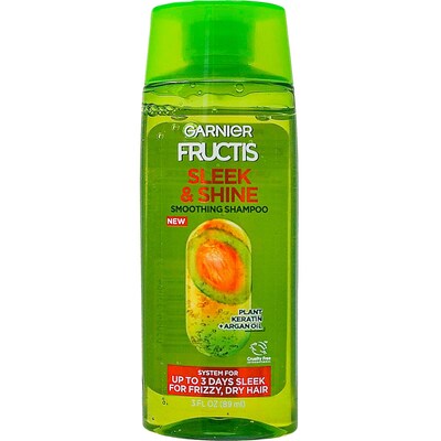 Garnier Fructis Sleek & Shine Shampoo, 3 oz Bottle, 12 Bottles/Dispensit Box, 12 Dispensit Boxes/Car