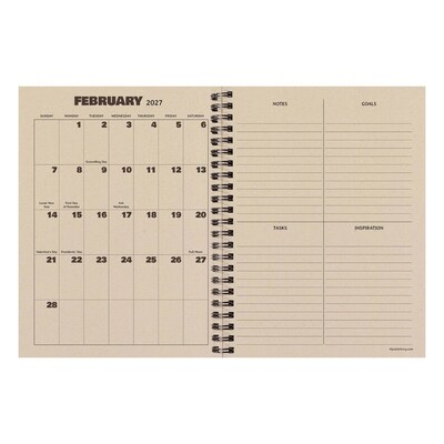 2027 TF Publishing Rugged Patch 6.5 x 8  Weekly & Monthly Standard Planner, Paperboard Cover, Multicolored (27-9202)