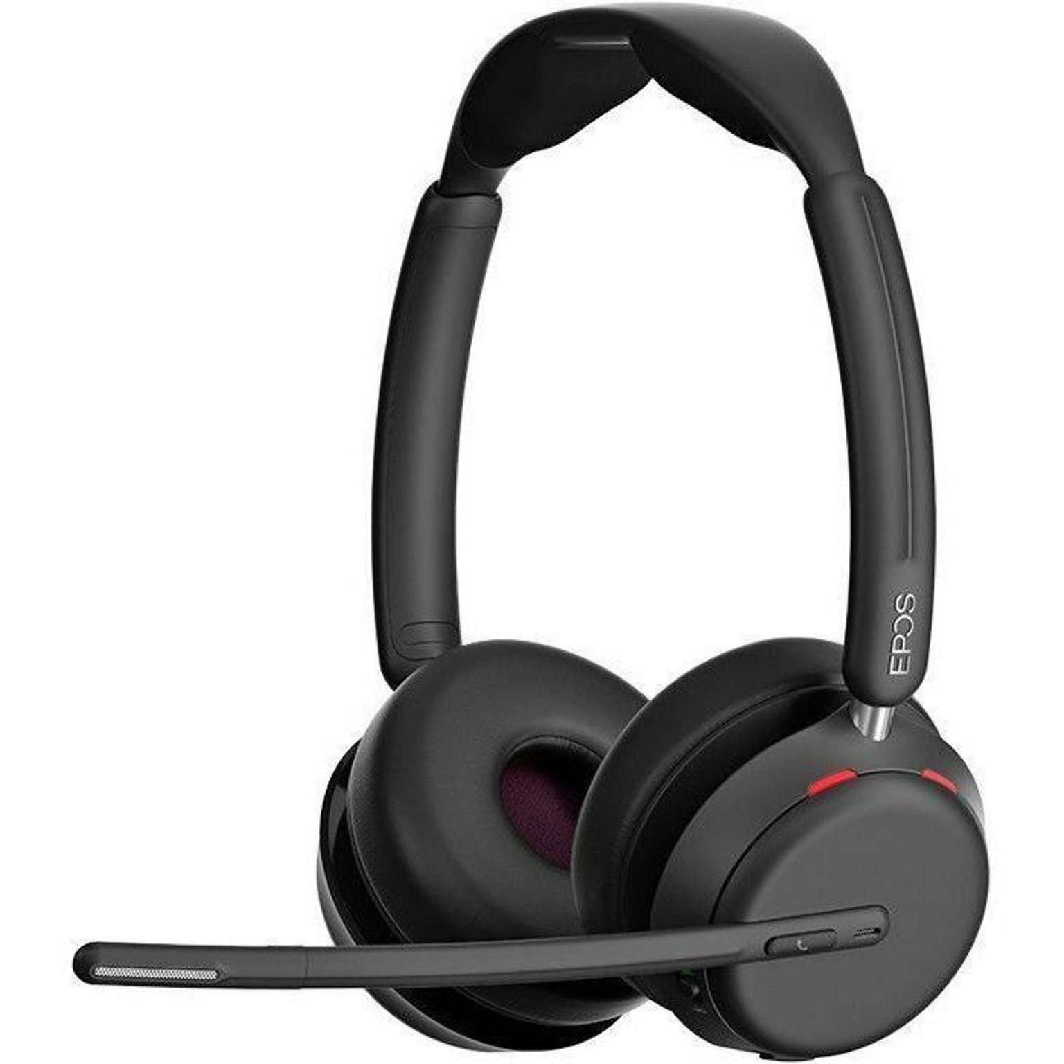 EPOS Impact 1061T Noise Canceling Bluetooth Stereo Over-Ear Headset, Black (1001173)