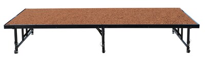 NPS 16 - 24 Height Adjustable Transfix Stage Platform, 4 x 8, Hardboard Floor (TFXS48961624HB)