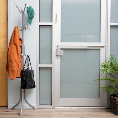 Mind Reader Freestanding Coat Rack, Silver, Metal (COATRACK11-SIL)