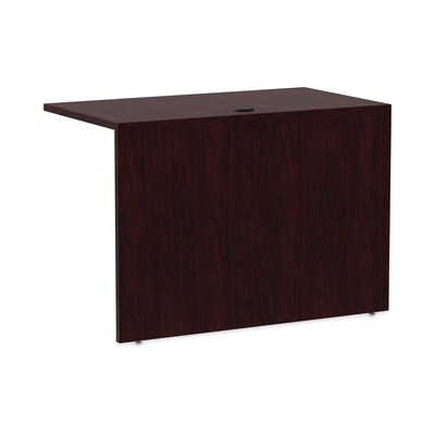 Alera® Valencia Series Reversible Return/Bridge Shell, 42w x 23-5/8d. Mahogany