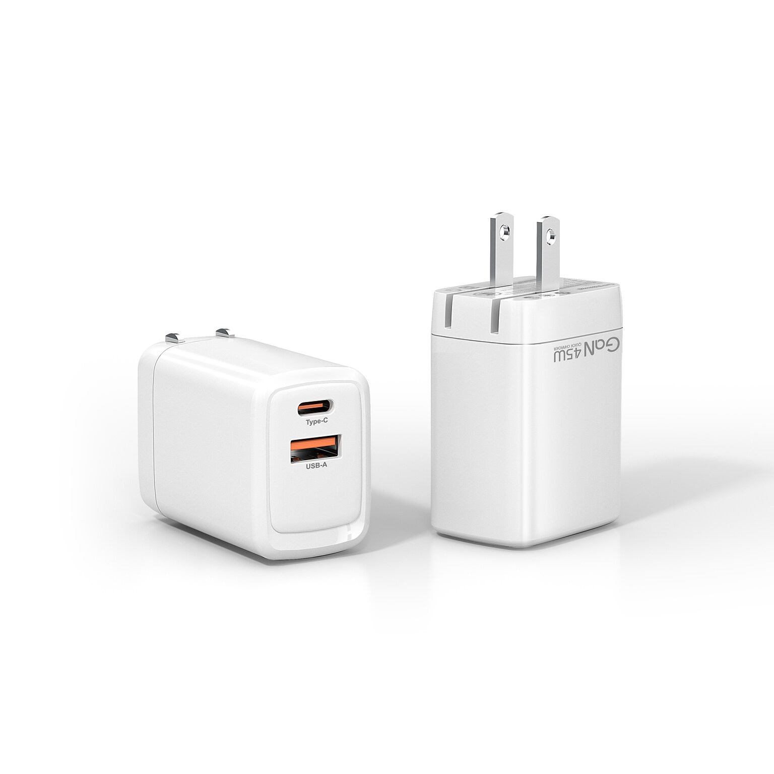 LAX USB-PD 45W Ultra Fast Wall Charger, White (USBPD45W)