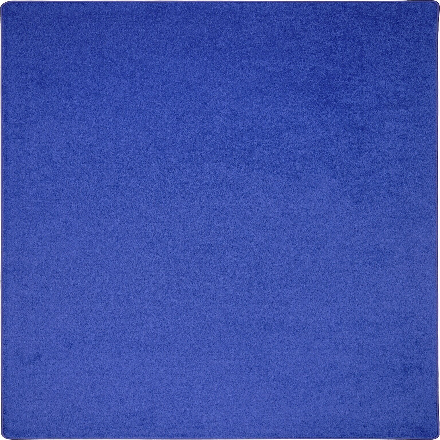 Joy Carpets Endurance Polyester 6 x 6 Machine Tufted Rug, Royal Blue (80P-06)