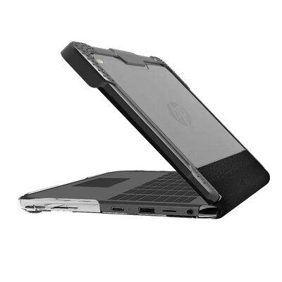 SaharaCase Venture Series Heavy Duty Case for HP Chromebook G8/G9 EE 11.6-inch, Shock-Absorbing, Clear/Black (LT00114)