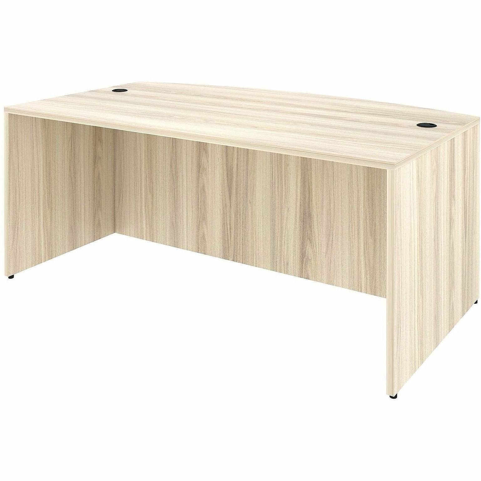 Lorell Essentials 72 W Bowfront Table Desk, Modern Elm (LLR66300)