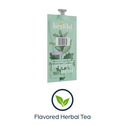 The Bright Tea Co. Peppermint Tea, Flavia Freshpacks, 100/Carton (MDRB505)