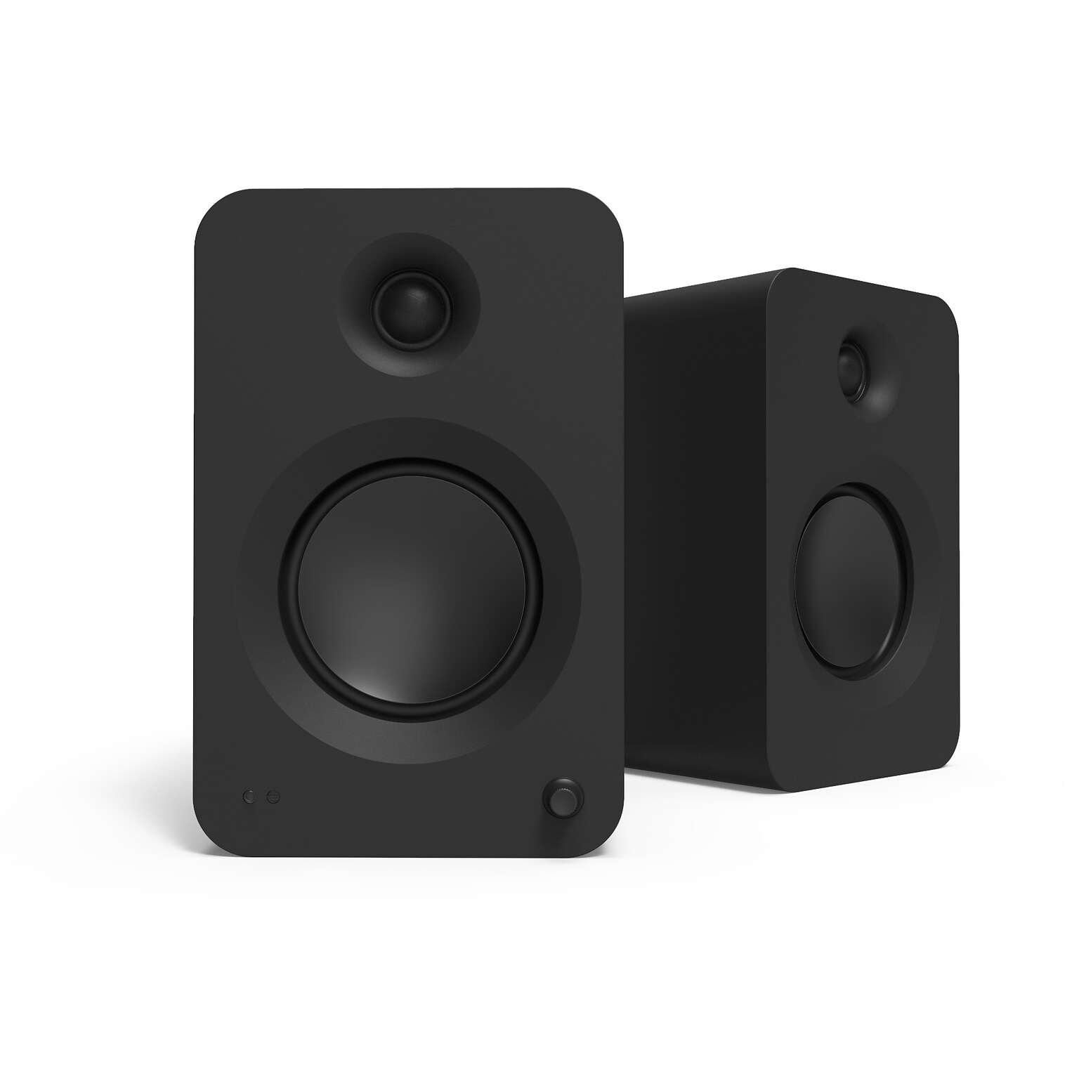 Kanto REN 200W Bookshelf Bluetooth Speakers, Matte Black, Pair (RENMB)