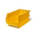 Triton Products 14-3/4 L x 8-1/4 W x 7 H LocBin Wall Storage Bin, Yellow, 6/CT (3-240YWS)