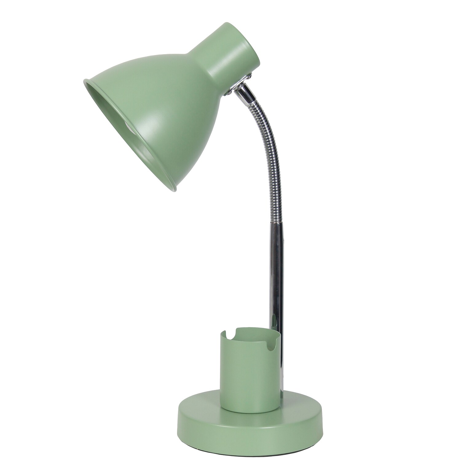 Simple Designs Sleek Essentials LED Desk Lamp, 16.22, Sage Green (LD1076-SGE)