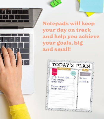 Carson-Dellosa Today's Plan Notepad Set, Multicolored (145399)