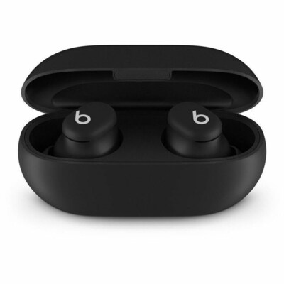 Apple Beats Solo Buds Wireless Earbuds, Bluetooth, Matte Black (MUVW3LL/A)