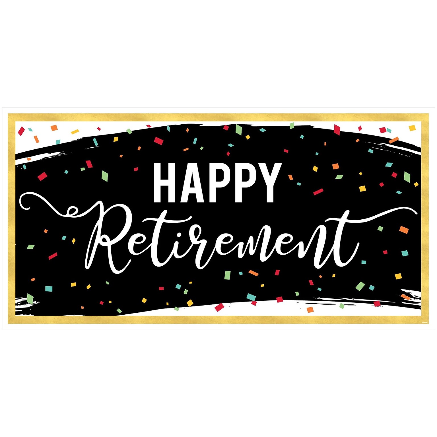 Party City Retired Confetti Banner (AM120991)