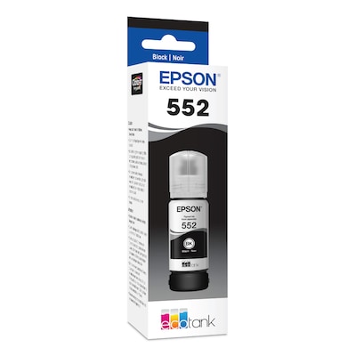 Epson T552 Pigment Black High Yield Ink Cartridge Refill (T552020-S)