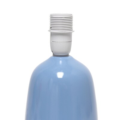 Simple Designs Table Lamp, Sky Blue (LT1134-SKY)