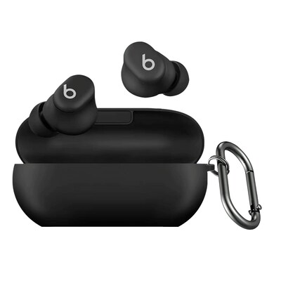 SaharaCase Venture Series Silicone Case for Beats Solo Buds Earbuds, Scorpion Black (HP00143)