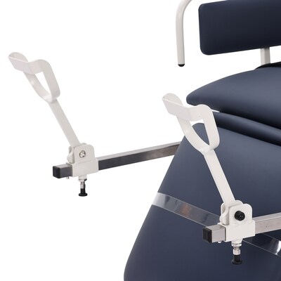 Viva Comfort Adjustable Exam Table Stirrups, White (ADI903-04-STIR-MK)