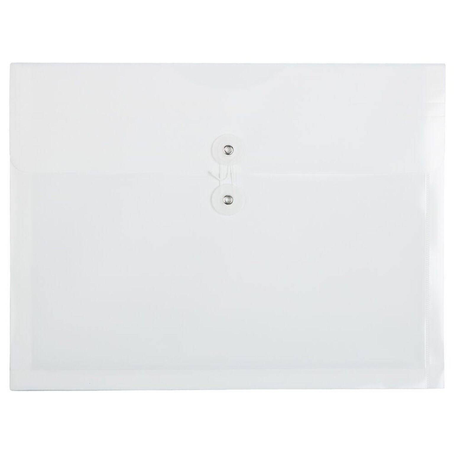 JAM Paper Premium Plastic Document File, Letter, White, 3/Pack (218B1WHX3)